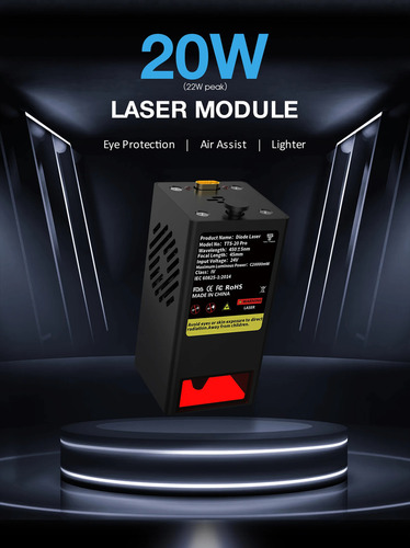 Máquina Cortadora Y Grabadora Láser Tts-20 Pro 127v
