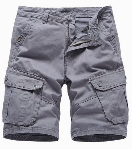 Bermuda Tipo Cargo Work Shorts Táticos Uso Tudo