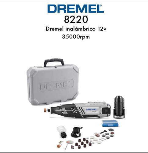 Dremel Inalambrico 8220 Con Sus Accesorios 