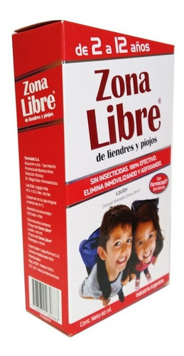 Zona Libre Loción X 1 Estuche. Directo De Fábrica.