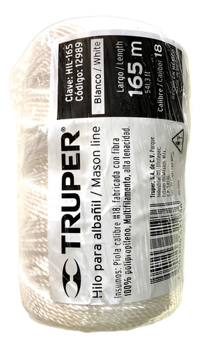 Lienza Hilo Carpintero Truper 165 Mts // Au