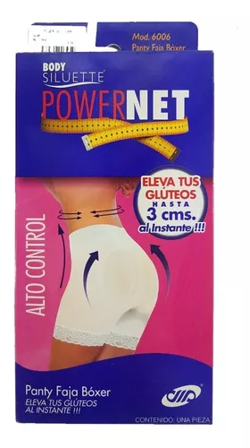 Body siluette Panty Faja Bóxer Powernet Mod. 6007 : : Ropa,  Zapatos y Accesorios