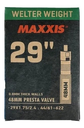Camara Maxxis Welter Weight 29x1.75/2.4 Presta 48 Mm