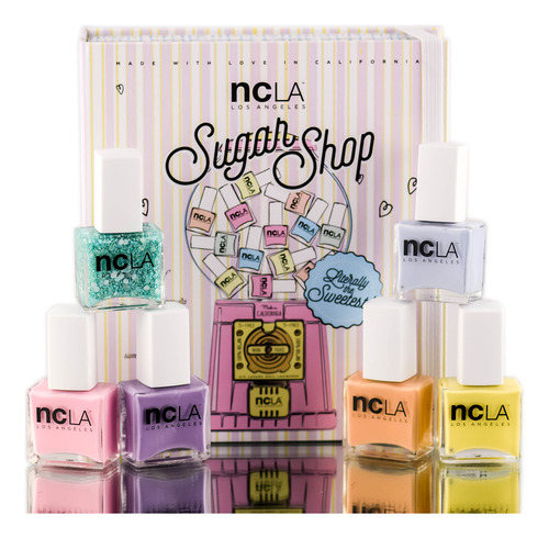 Set De Esmaltes Para Uñas Ncla Sugar Shop Box Spring Colors
