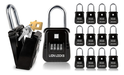 Lion Locks Caja De Seguridad De Almacenamiento De 1500 Llave