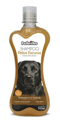 Shampoo Pelaje Oscuro Perros Y Gatos 500ml Petbrill Pethome