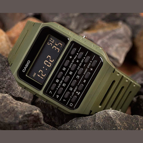 Imagen 6 de 9 de Reloj Casio Hombre Data Bank Ca-53wf-8bcf Colores
