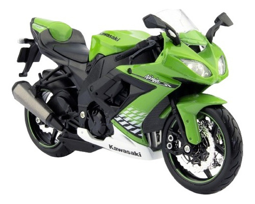 Kawasaki Zx-14 2011 - Color Verde - Moto New Ray 1/12