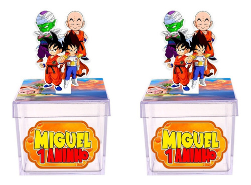 Caixinha Personalizada Dragon Ball Z (50 Unidade)