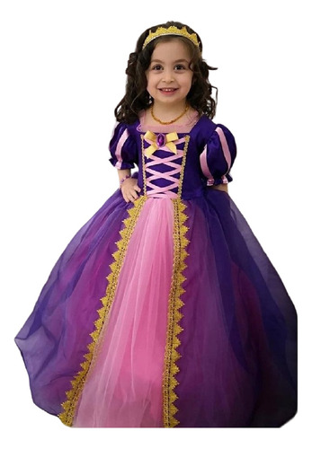 Disfraz Princesa Rapunzel  Niña Cod: 22099