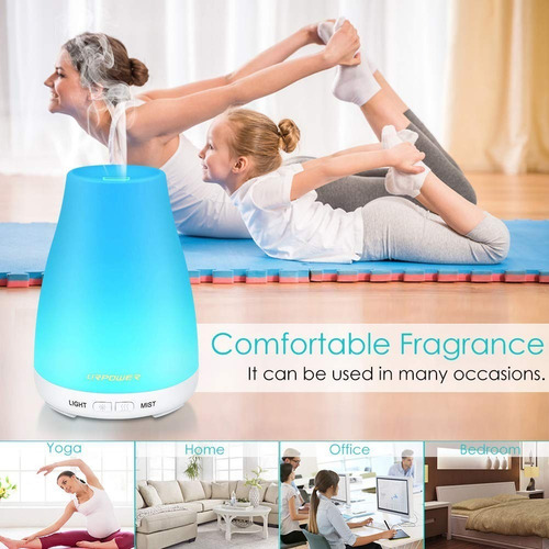 Aromatizador Difusor De Aceites Con Luz Led