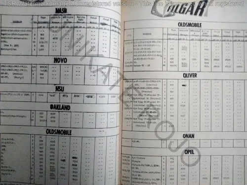 Antiguo Catálogo Juntas Motor Filgar Auto Taller - Año 1964 (Usado)