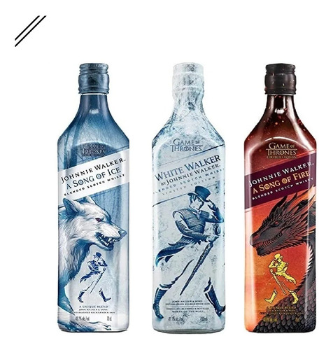 Whisky Johnnie Walker Games Of Thrones (trilogía)- Go Whisky