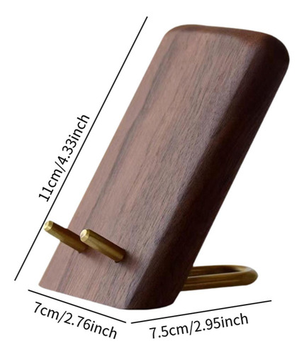 Soporte Para Teléfono De Escritorio, Soporte Para Marrón
