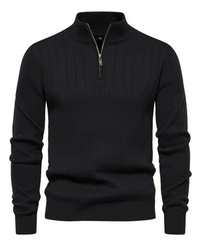 Nuevo Suéter De Color Puro De Tortuga De Tortuga For Hombres