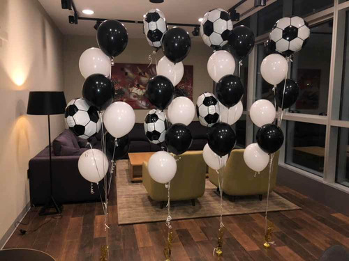 Imagen 2 de 8 de Globos Con Helio Metalizados Con Temática!! Americanos