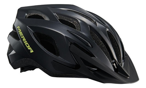 Casco Merida Charger Ciclismo Mtb Triatlon - Salas Color Negro/Amarillo Talle M (53-58cm)