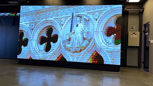 Painel Letreiro Rgb P5 Externo 100x60 Imagem E Vídeo Wi-fi