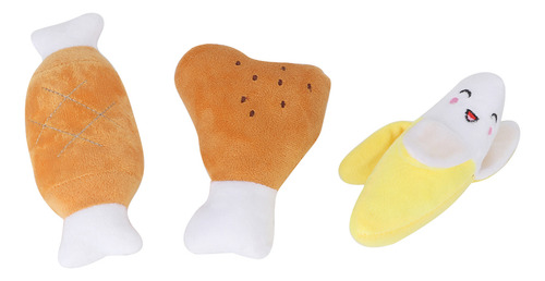 Juguete Para Perros, 3 Unidades, Peluche, Limpieza De Molare