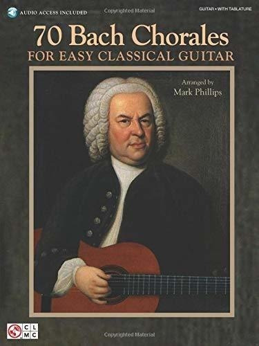 70 Partituras  Corales De Bach Para Guitarra Clasica