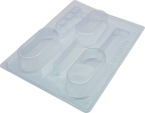 2 Moldes Para Chocolate 3 Partes Bwb Cod 9818 Paleta Gourmet