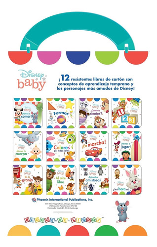 Libros Para Bebés Disney 12 Mini Libros