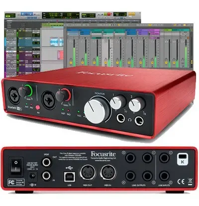 Focusrite Scarlett 6i6 - 2a Ger Interface De Áudio Envio 24h