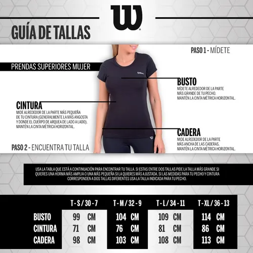 Camiseta Cuello V Jaspeada Wilson Dama Gym Fitness