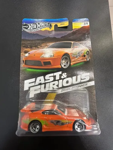 Hot Wheels Toyota Supra Fast & Furious Brian O'conner Laranja