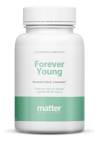 Matter Smart Nutrients Glutation Setria Astragin L-glutation Forever Young - Sin sabor