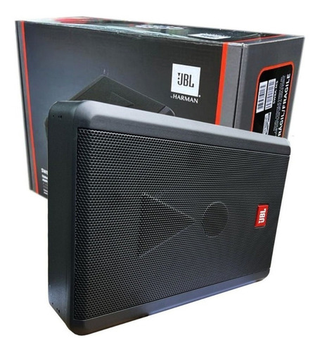 Caixa Amplificada Jbl Slim Sw8a-ms 200w + 2x100w + Cabo Rca Cor Preto