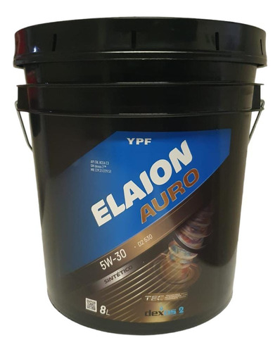 Ypf Elaion Auro 5w-30 D2 530 8 Lts