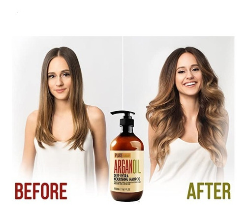 Shampoo Moroccan Aceite De Argan (libre De Sulfatos)