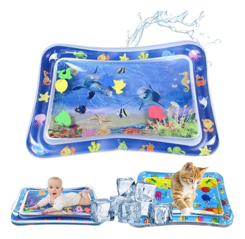 Cojín De Agua Inflable Bebé, Alfombrilla De Agua Tummy Time