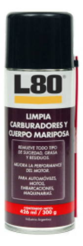 Limpia Carburadores En Spray L80 426ml G P 