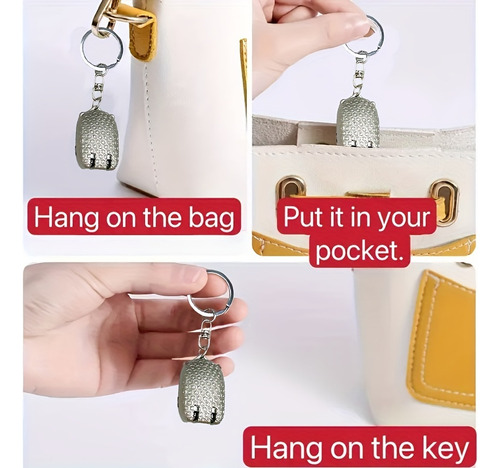Llavero Con Cortauñas Plegable Portátil De Estilo Clásico, 2
