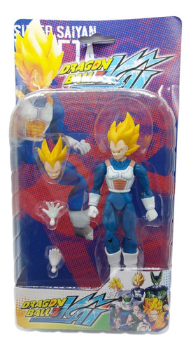 Figura Juguete Dragon Ball Z Kai Vegeta Caras Ssj