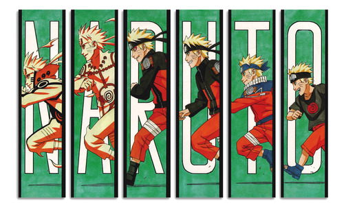 Set De 6 Cuadros Naruto Shippuden