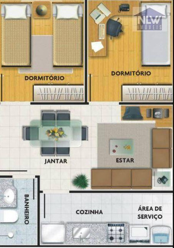 Imagem 1 de 5 de Apartamento Com 2 Dormitórios À Venda, 40 M² Por R$ 208.000,00 - Mogi Das Cruzes - Mogi Das Cruzes/sp - Ap3129