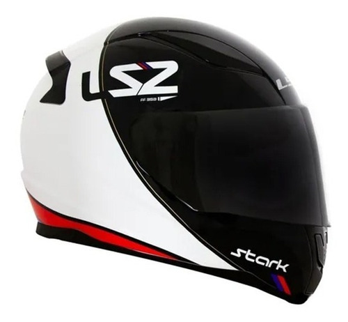 Capacete Ls2 Ff353 Rapid Stark Branco/vermelho/azul Tamanho do capacete XL/GG (61/62)