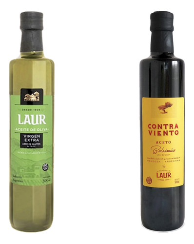 Combo X2 500 Ml Aceto Contraviento Laur + Aceite Ev Laur 