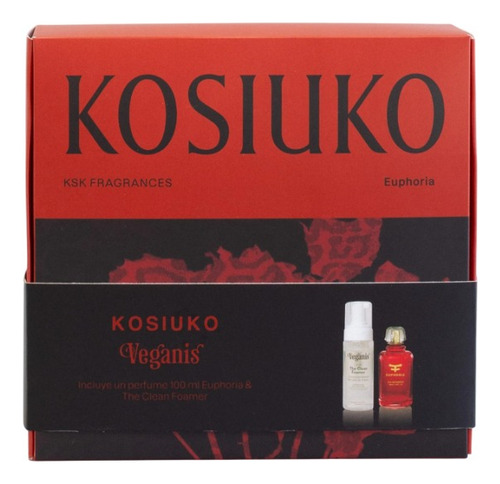 Kosiuko Set Perfume Euphoria Eau de parfum 100 mL y Espuma Limpieza 150 mL