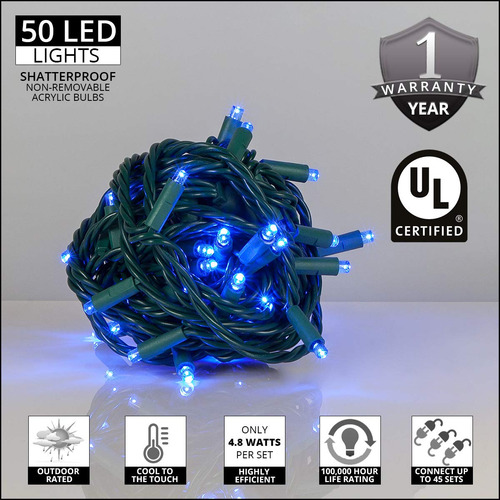 Mini Set De Luces Led Navidad 0.5 Cm Interiores Exteriores