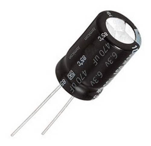 Condensador Electrolítico 470uf- 6.3v -85°c- 6x12mm- Jamicon