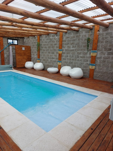 Imagen 17 de 19 de Partido De La Costa ,san Clemente Del Tuyu Se Alquilan Para Un Buen Descanso Complejo Con 3 Cabañas Y Pileta Climatizada Cerrada. Cabañas Para 4 Para 5 Y Para 8 Personas