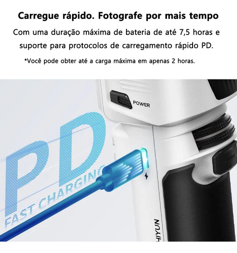 Estabilizador De Câmera Portátil Zhiyun Crane M3s De 3 Eixos