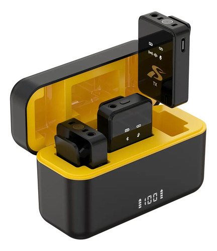 2 Micrófonos Lavalier Solapa Bluetooth Usb-c 3.5 Para iPhone