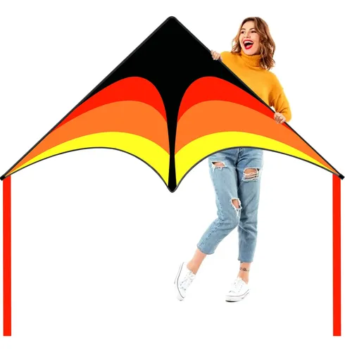 Muyoka Willkey Colorful Life Delta Kite para niños y adultos, cometa Muyoka Willkey Colorful Life Delta Kite para niños y adultos, cometa