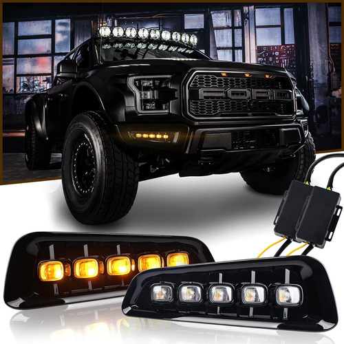 Luces Antiniebla Para Ford Raptor Con Intermitentes Led Swit