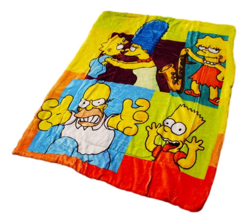 Cobertor Los Simpsons Borrega Cunero Providencia